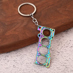 2026 Creative Gear Head Keychain – Turbo Gearbox Car Keyring Gift