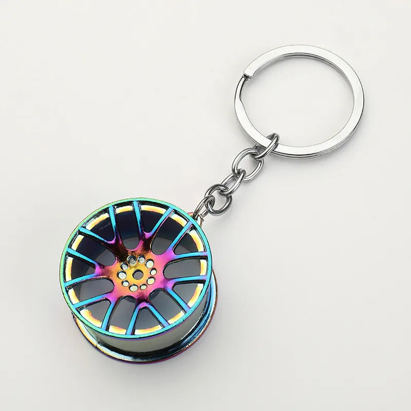 2026 Creative Gear Head Keychain – Turbo Gearbox Car Keyring Gift