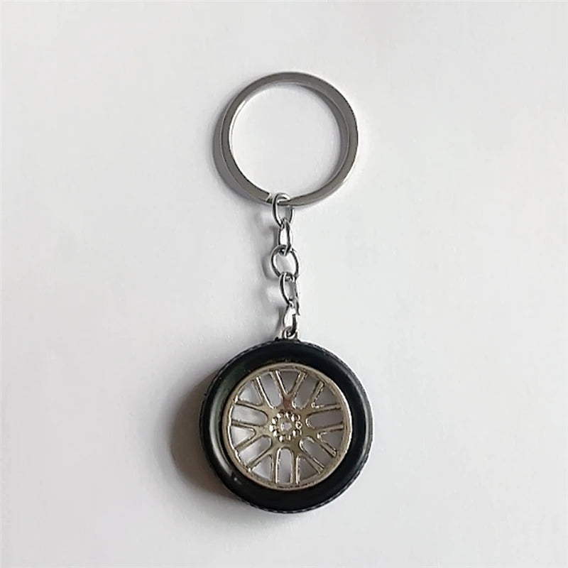 2026 Creative Gear Head Keychain – Turbo Gearbox Car Keyring Gift