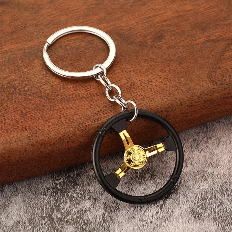 2026 Creative Gear Head Keychain – Turbo Gearbox Car Keyring Gift