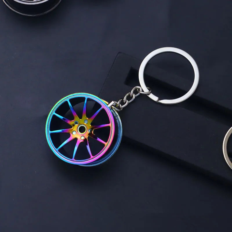 2026 Creative Gear Head Keychain – Turbo Gearbox Car Keyring Gift