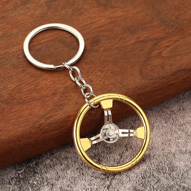 2026 Creative Gear Head Keychain – Turbo Gearbox Car Keyring Gift