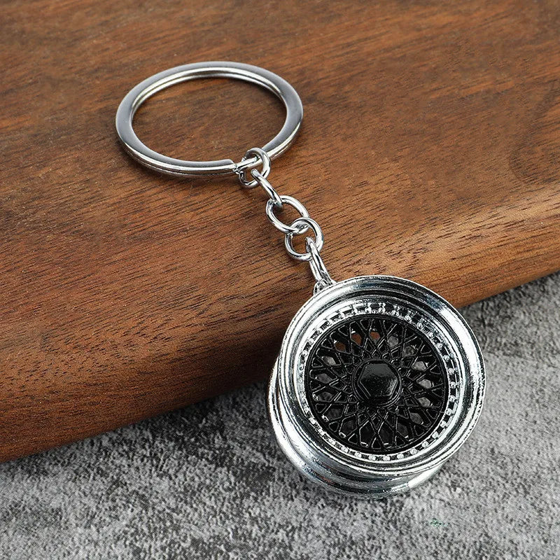 2026 Creative Gear Head Keychain – Turbo Gearbox Car Keyring Gift
