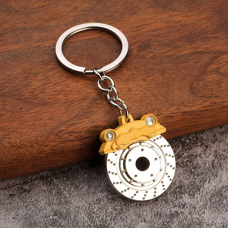 2026 Creative Gear Head Keychain – Turbo Gearbox Car Keyring Gift