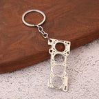 2026 Creative Gear Head Keychain – Turbo Gearbox Car Keyring Gift