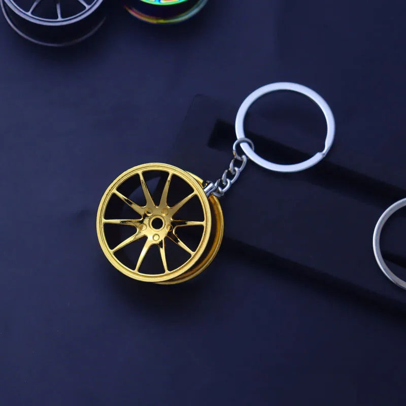 2026 Creative Gear Head Keychain – Turbo Gearbox Car Keyring Gift