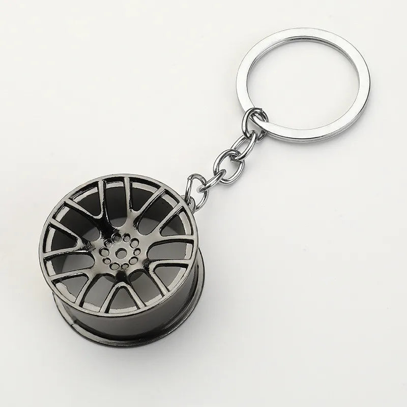 2026 Creative Gear Head Keychain – Turbo Gearbox Car Keyring Gift