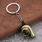 2026 Creative Gear Head Keychain – Turbo Gearbox Car Keyring Gift