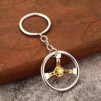 2026 Creative Gear Head Keychain – Turbo Gearbox Car Keyring Gift