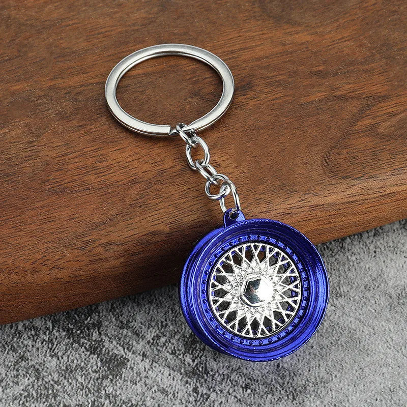 2026 Creative Gear Head Keychain – Turbo Gearbox Car Keyring Gift