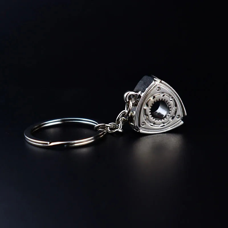 2026 Creative Gear Head Keychain – Turbo Gearbox Car Keyring Gift