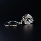 2026 Creative Gear Head Keychain – Turbo Gearbox Car Keyring Gift