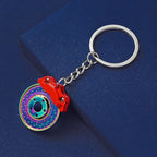 2026 Creative Gear Head Keychain – Turbo Gearbox Car Keyring Gift