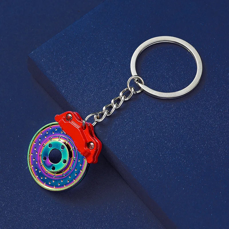 2026 Creative Gear Head Keychain – Turbo Gearbox Car Keyring Gift