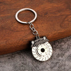 2026 Creative Gear Head Keychain – Turbo Gearbox Car Keyring Gift