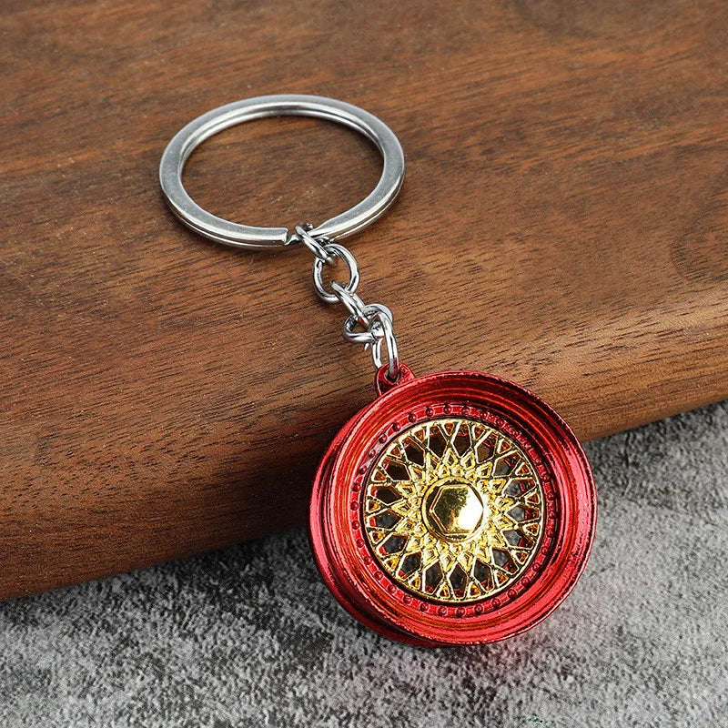 2026 Creative Gear Head Keychain – Turbo Gearbox Car Keyring Gift