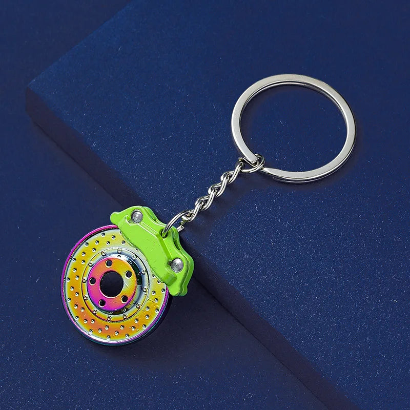 2026 Creative Gear Head Keychain – Turbo Gearbox Car Keyring Gift