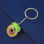 2026 Creative Gear Head Keychain – Turbo Gearbox Car Keyring Gift