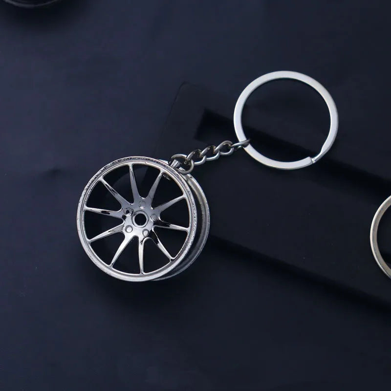 2026 Creative Gear Head Keychain – Turbo Gearbox Car Keyring Gift