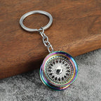 2026 Creative Gear Head Keychain – Turbo Gearbox Car Keyring Gift