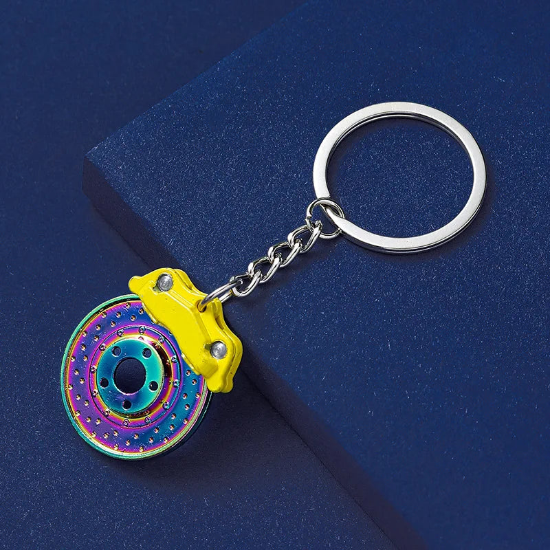 2026 Creative Gear Head Keychain – Turbo Gearbox Car Keyring Gift