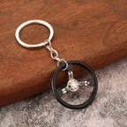 2026 Creative Gear Head Keychain – Turbo Gearbox Car Keyring Gift