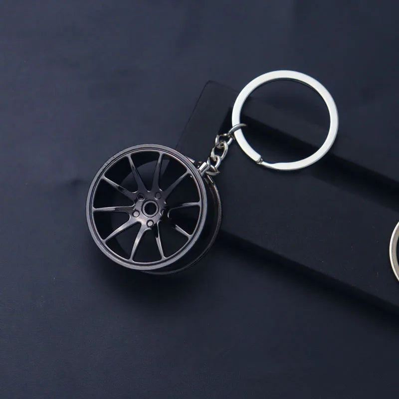 2026 Creative Gear Head Keychain – Turbo Gearbox Car Keyring Gift