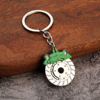 2026 Creative Gear Head Keychain – Turbo Gearbox Car Keyring Gift